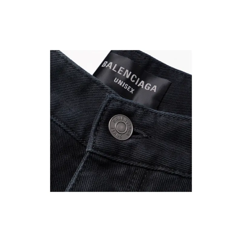 Balenciaga Sticker Baggy Jeans-5