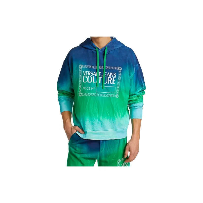 VERSACE JEANS COUTURE Sweatshirts Men Turquoise-3