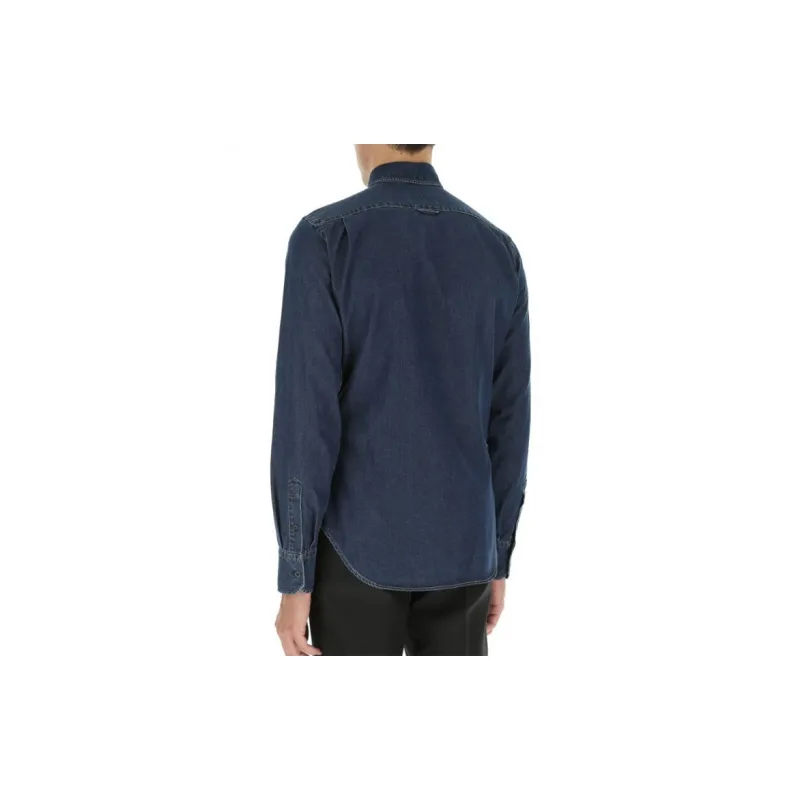 PRADA Shirts Men Blue-4