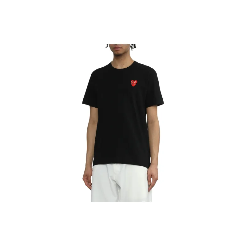 CDG Play T Shirts Men Black-4