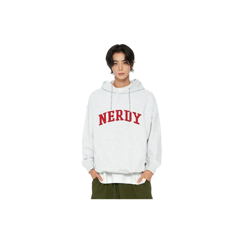 NERDY FW22 Sweatshirt Unisex Cool White-2