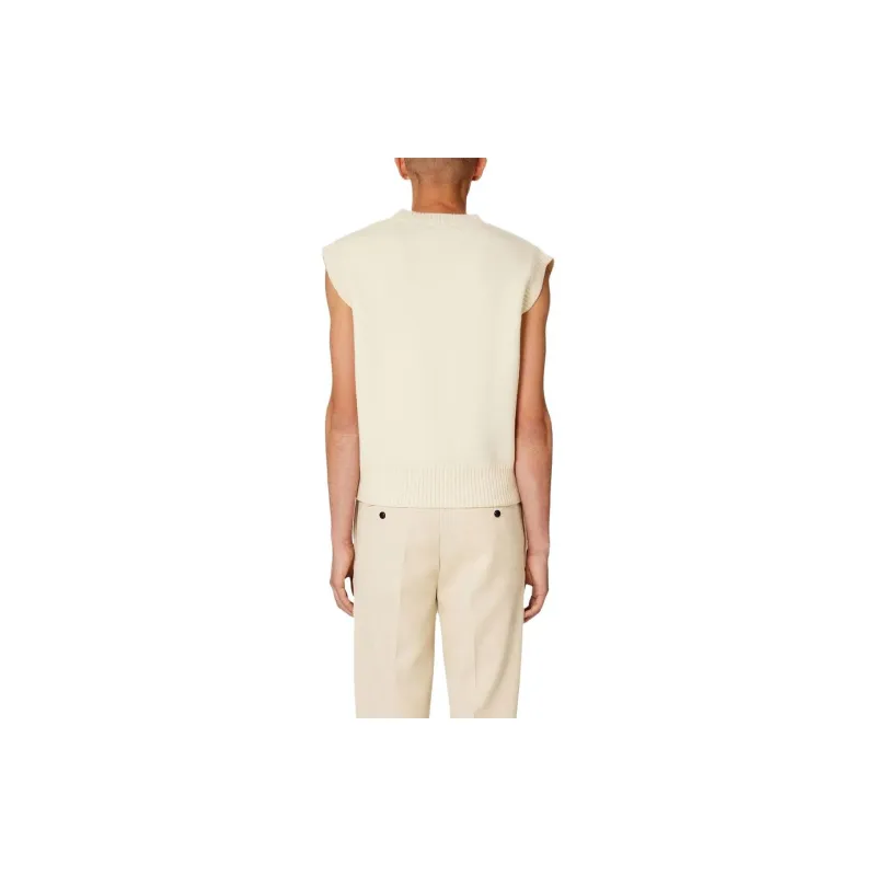 AMIPARIS Logo intarsia Knitted Vest-4