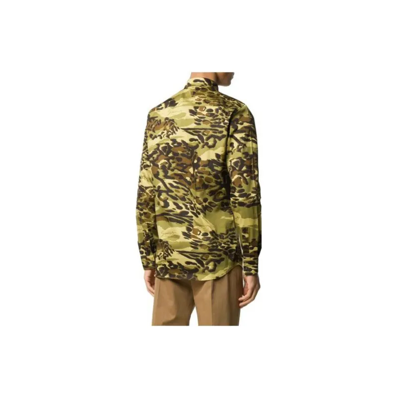 Givenchy Shirts Men Army Green-1