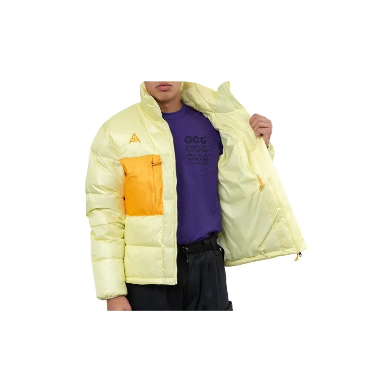 Nike ACG Down Jacket Men's Yellow-4
