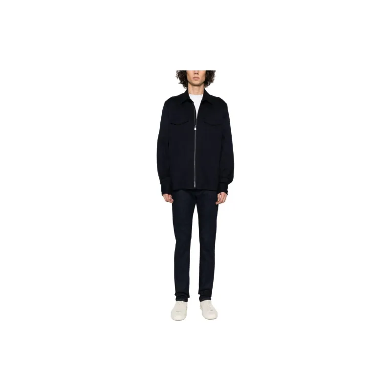 Corneliani Logo appliqué Straight leg Jeans-1