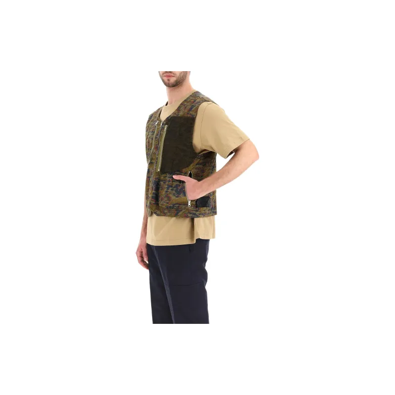 STONE ISLAND Vests Men Brown-3