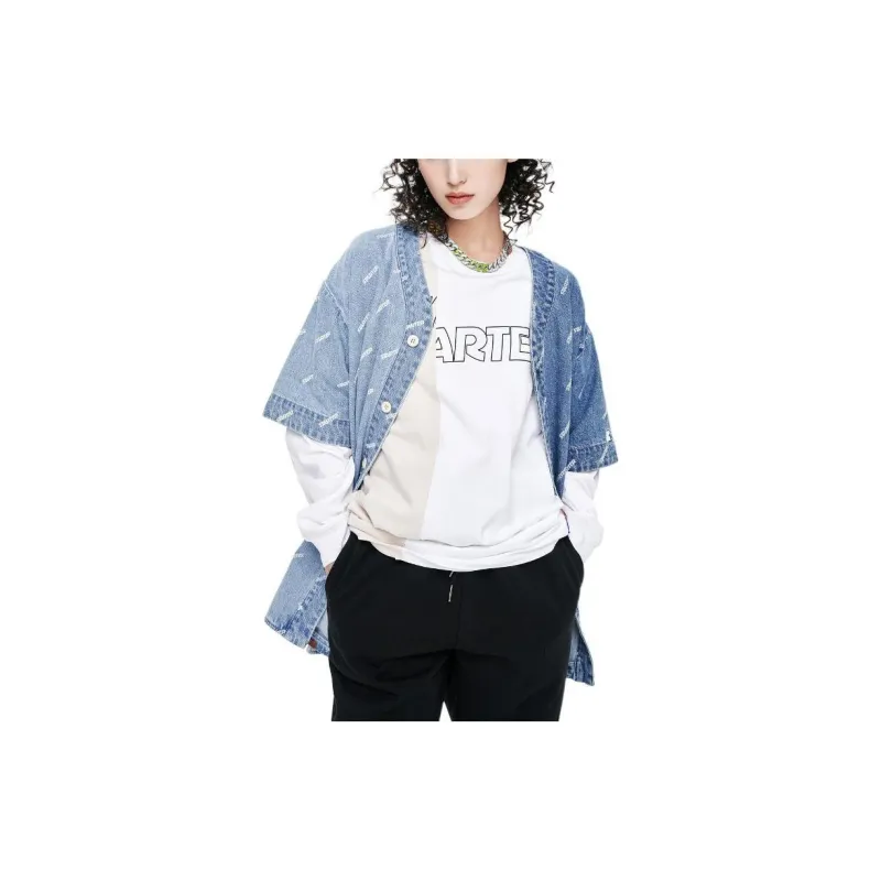 STARTER Denim Jacket Unisex Denim Blue-3