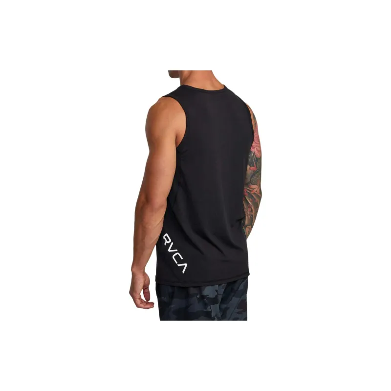RVCA Tank Tops Unisex Black-4