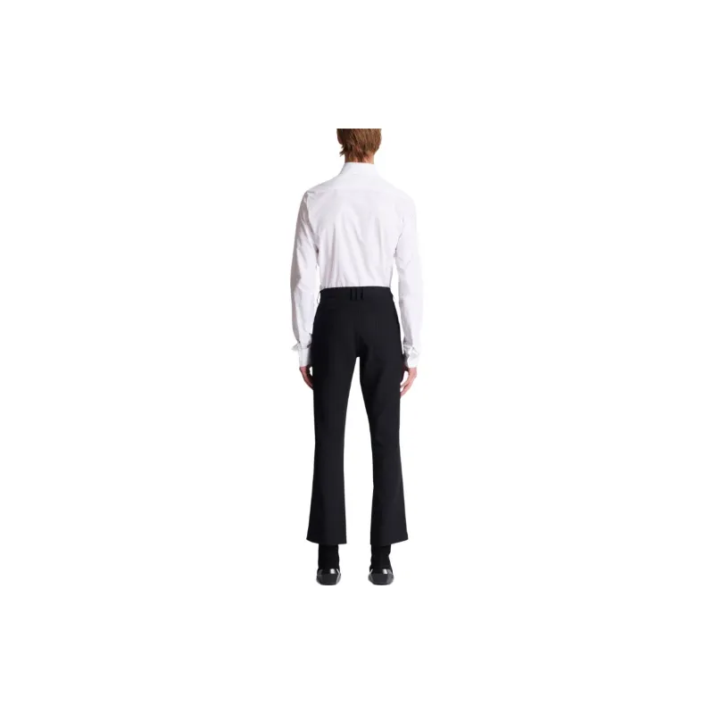BALMAIN Crepe textured Flared Cropped Trousers-3