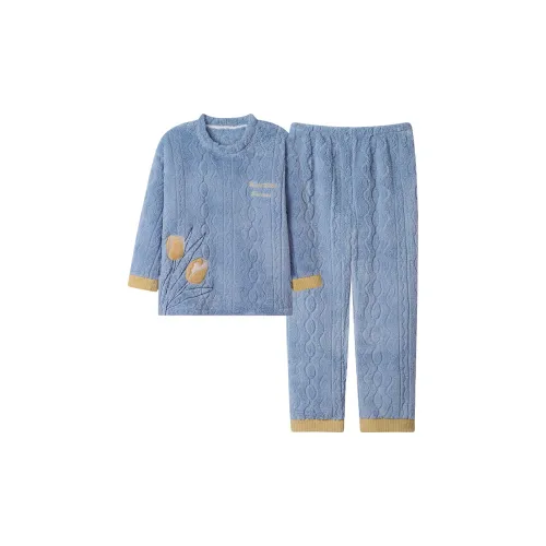 MIIOW Pajama Set Women's Light Blue