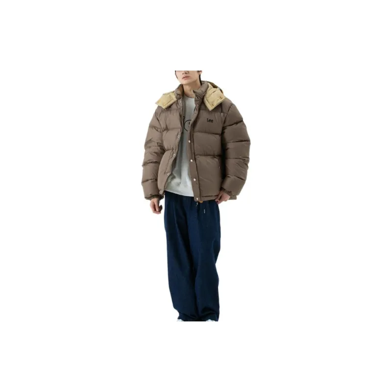 Lee Down Jackets Unisex Beige-2