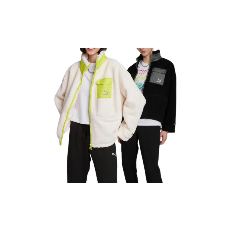 PUMA Velvet Jackets Unisex White-2