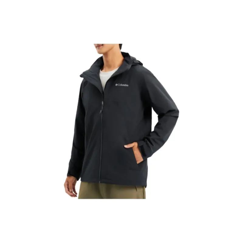 Columbia TITANIUM Water Resistant Windbreaker Jacket Unisex Graphite Black-2