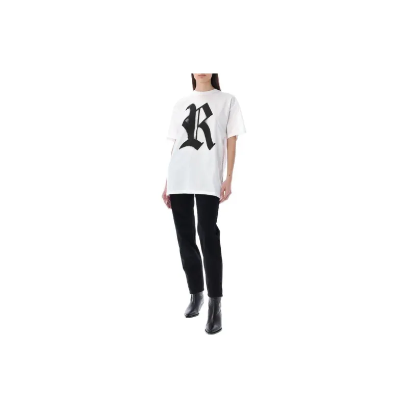 RAF SIMONS Logo print Cotton T shirt-2