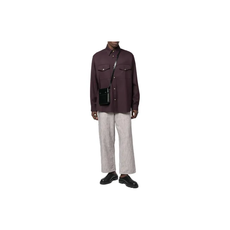 JUNYA WATANABE Stripe pattern Cropped Trousers-1