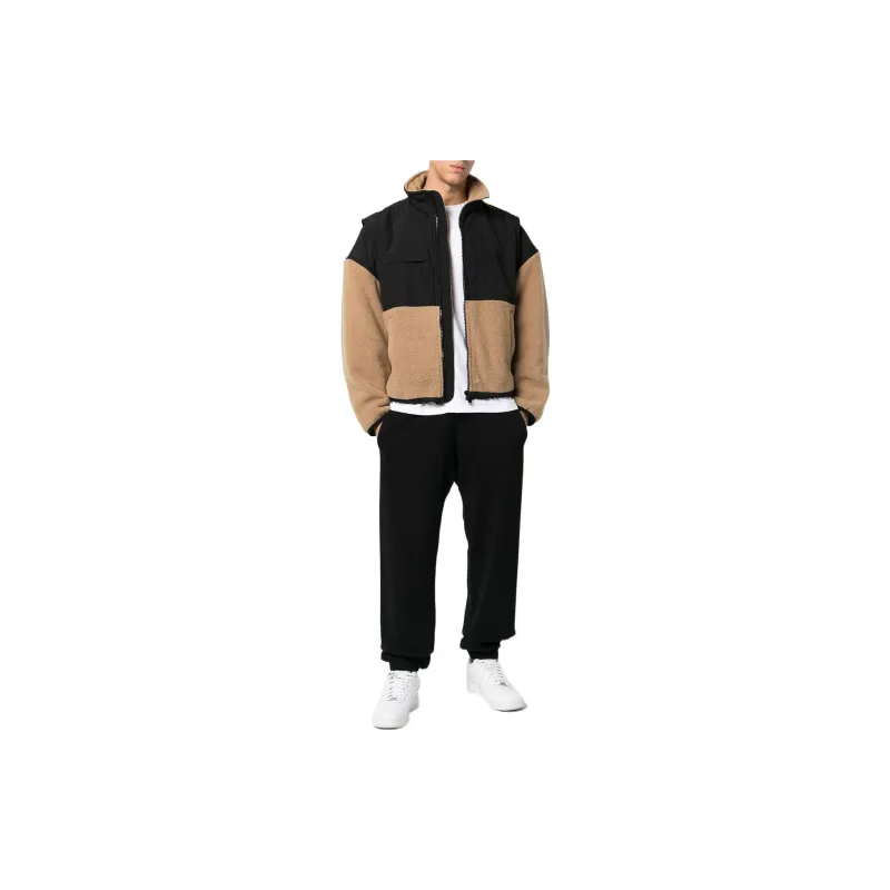 Alexander Wang Panelled Zip Fleece Jacket-1