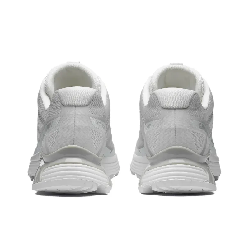 SALOMON XT-Pathway Anti-Slip Wear-Resistant Low-Top Casual Running Shoes Unisex White Gray-3
