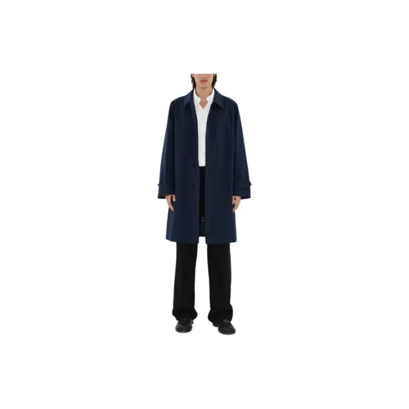 Burberry Coats Men Blue-3