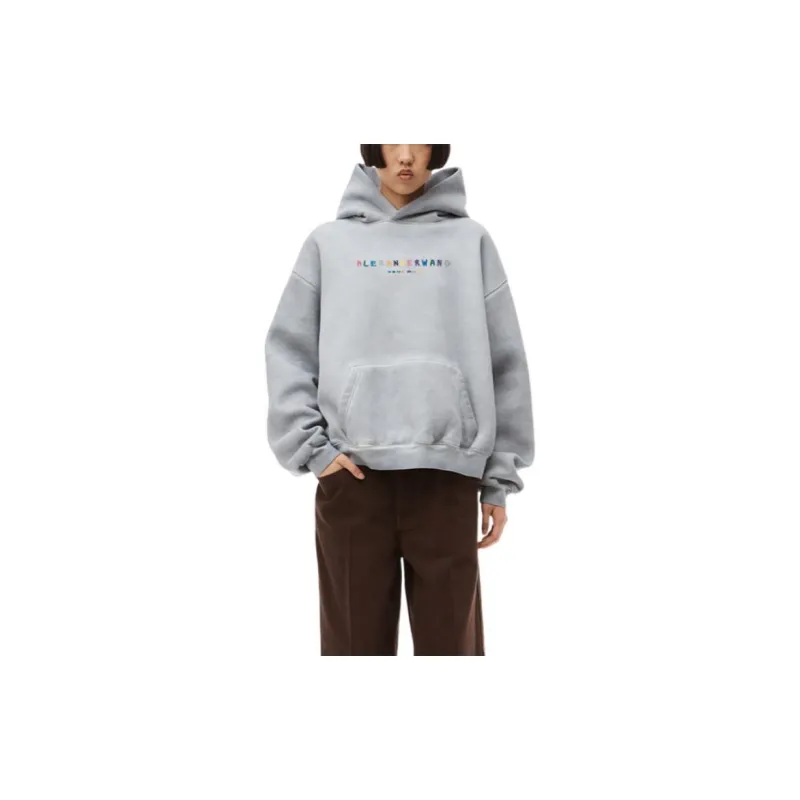 Alexander Wang Sweatshirts Unisex Gray-2