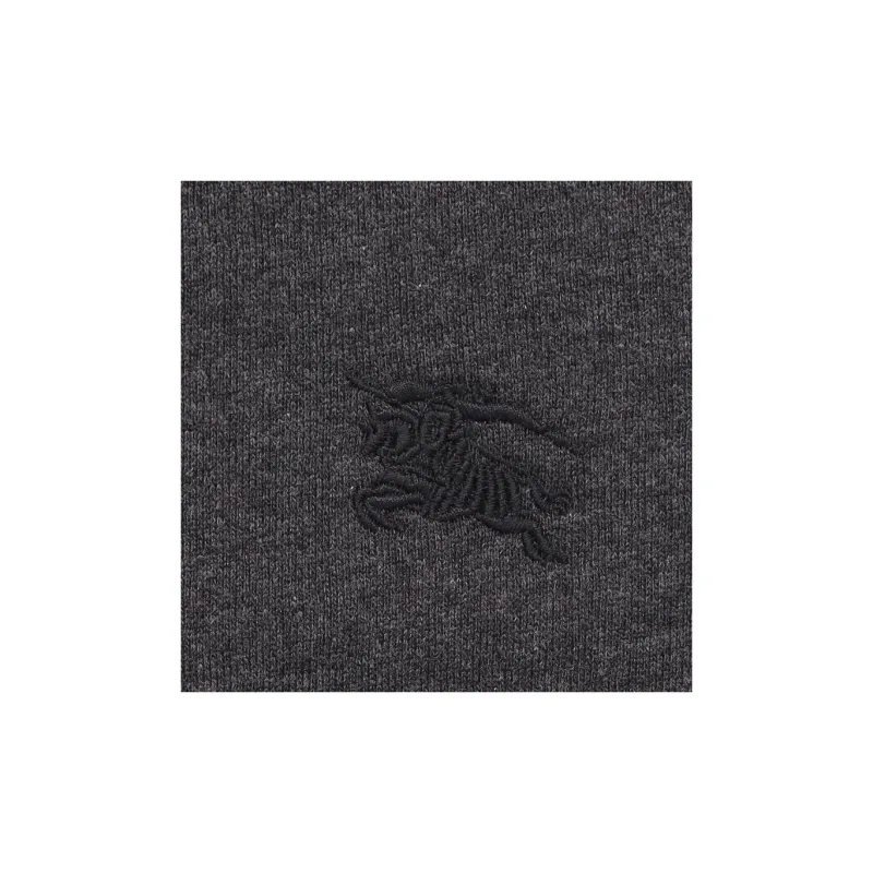 Burberry Clarendon Check Pullover Hoodie Charcoal Gray-3