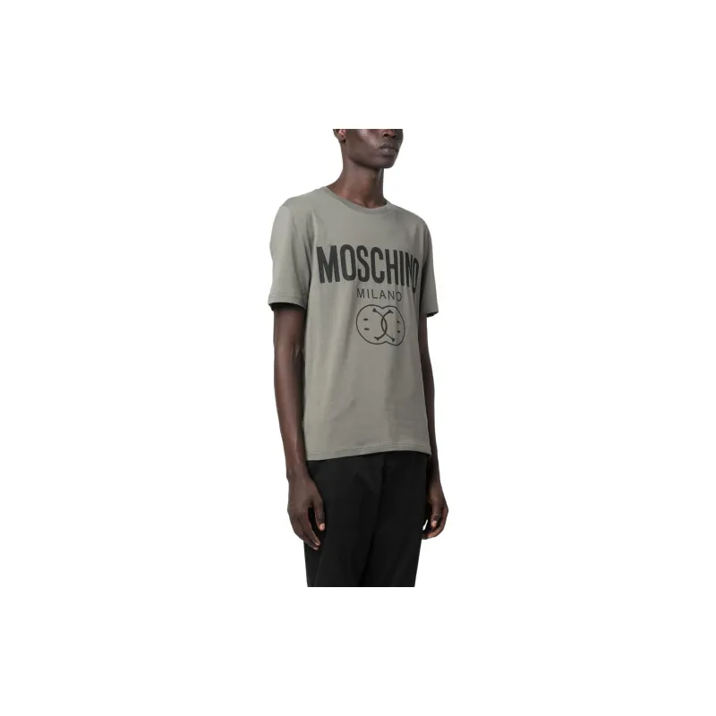 MOSCHINO T-Shirts Men Gray-3