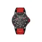 Black Case Red Strap