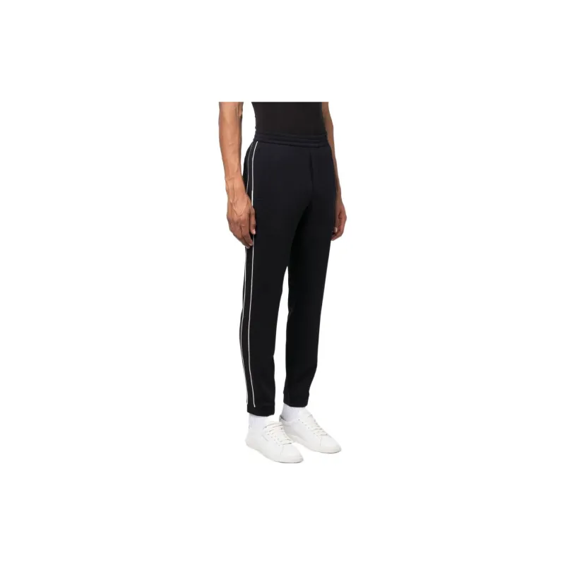 EMPORIO ARMANI Side stripe Straight Trousers-3