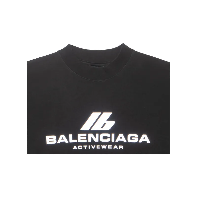 Balenciaga Activewear Medium Fit T-Shirt - POIZON