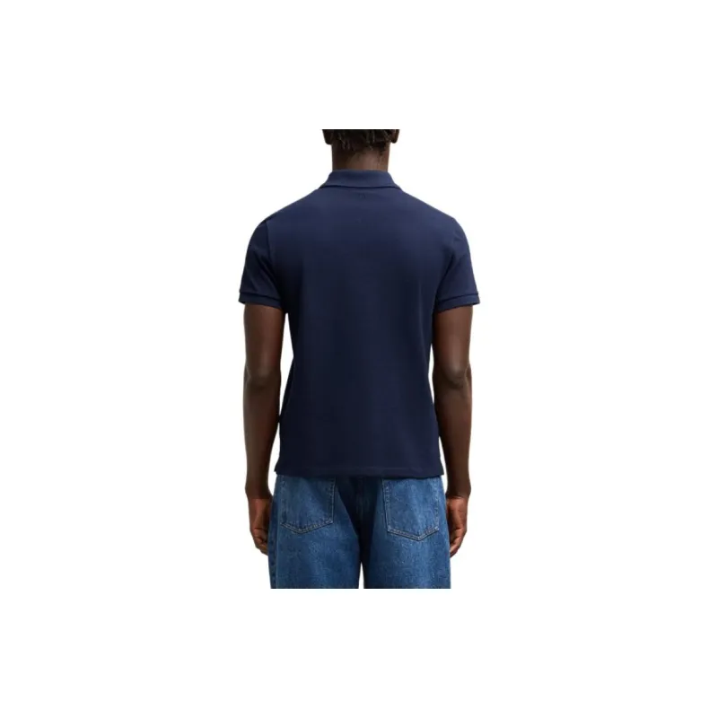 Ami Paris Ami De Coeur Logo Embroidered Polo Shirt-2