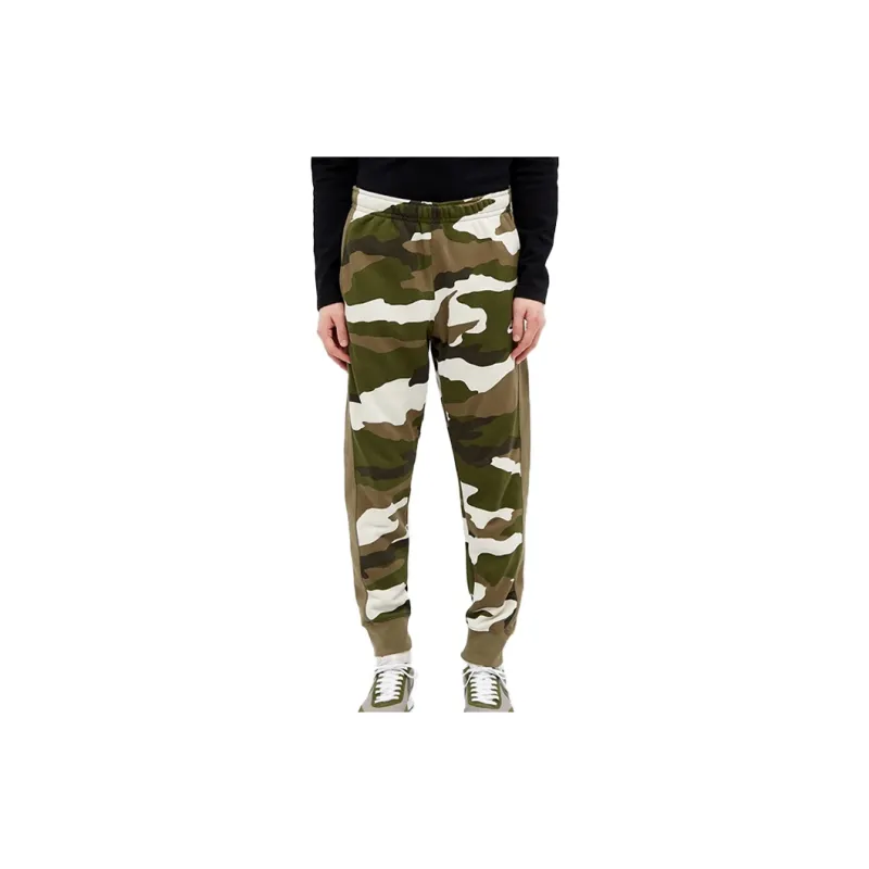 Nike Knitted Sweatpants Men Green Camouflage-3