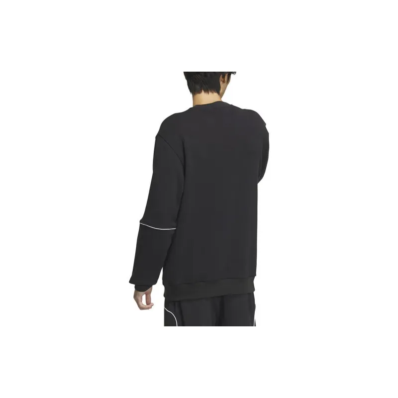 Adidas Originals DELUXE CREW Sweatshirt Men's Black-2