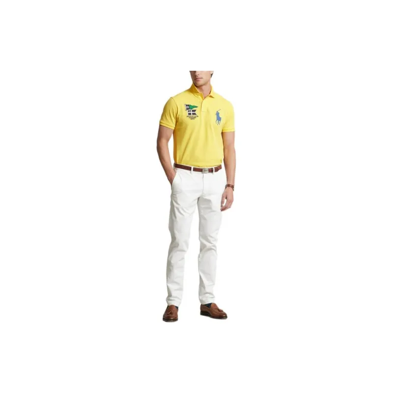 Polo Ralph Lauren SS22 Polo Shirt Men's Yellow-2