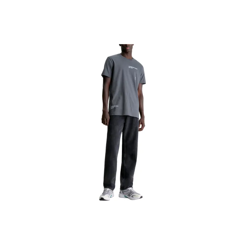 Calvin Klein Logo print Cotton T shirt-3