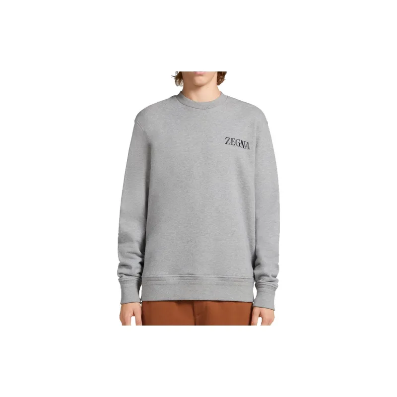 Zegna SS23 Sweatshirt Men's Heather Gray-2