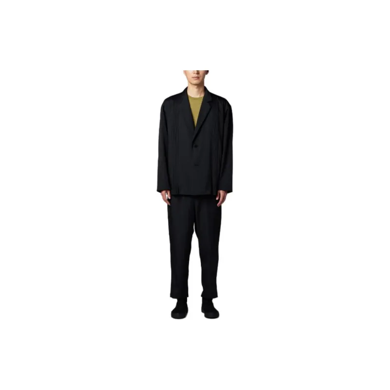 ISSEY MIYAKE Air Pleats Suit Trouser Men's Black-3