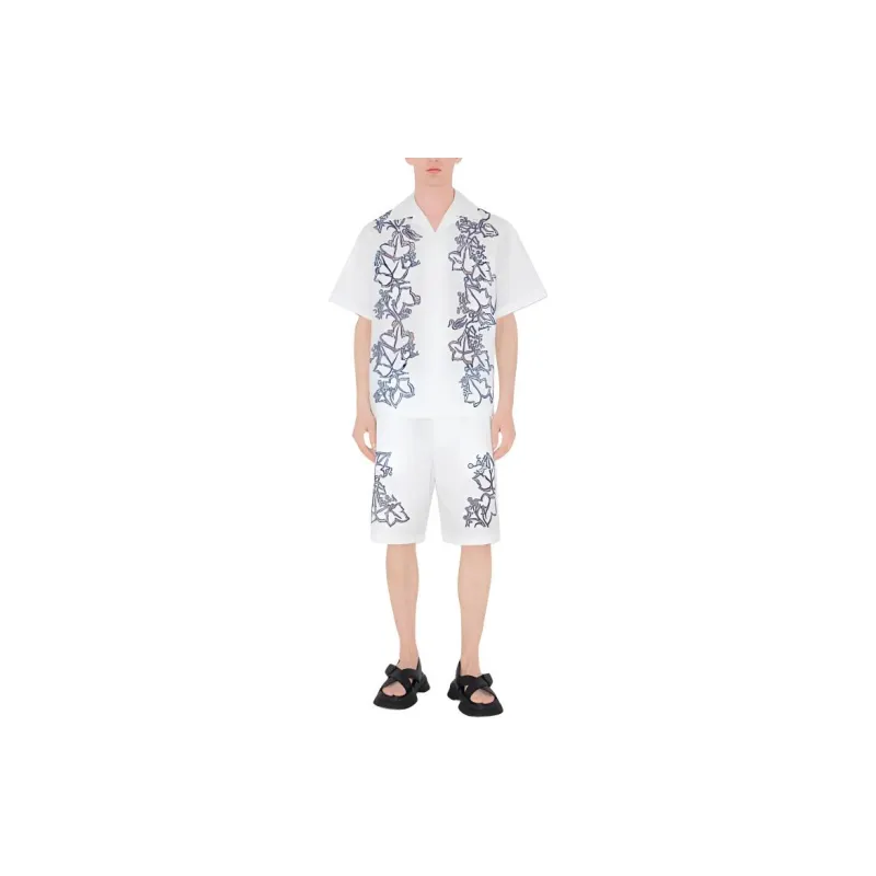 Burberry Casual Shorts Men's Chalk White-2