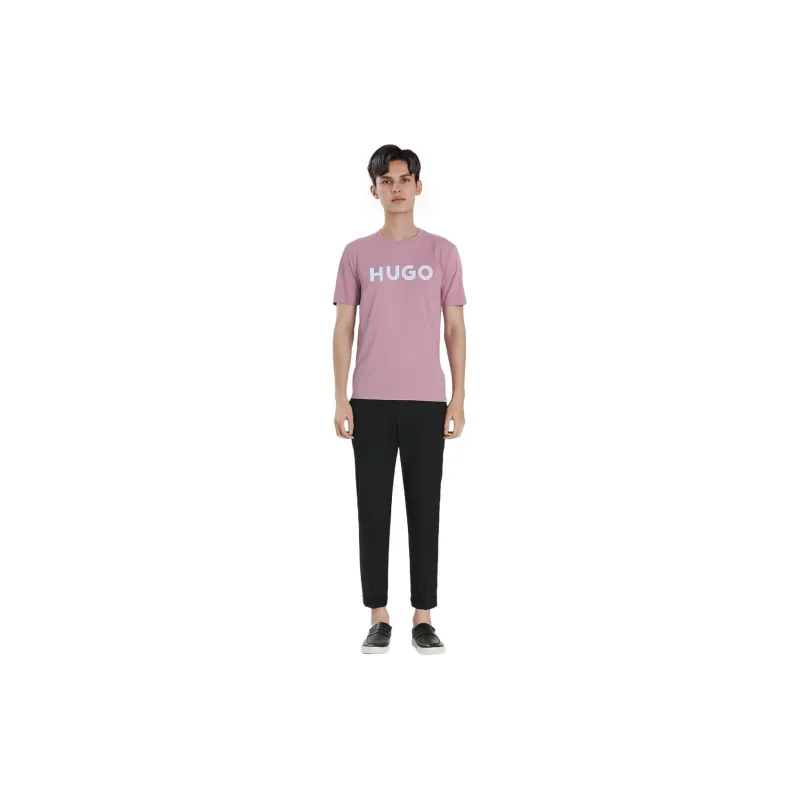 HUGO BOSS T Shirts Men Dusty Pink-4