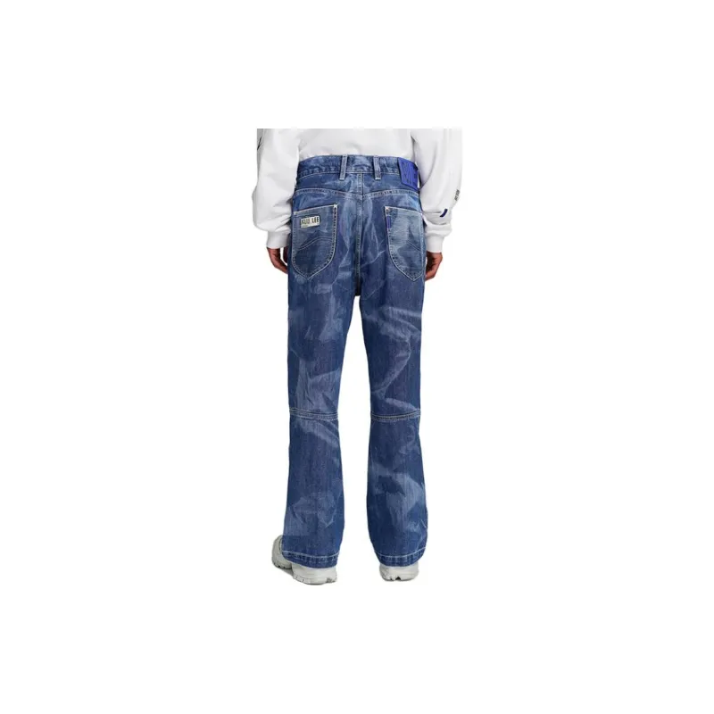 Lee x ROARINGWILD Jeans Unisex Medium Dark Blue-2
