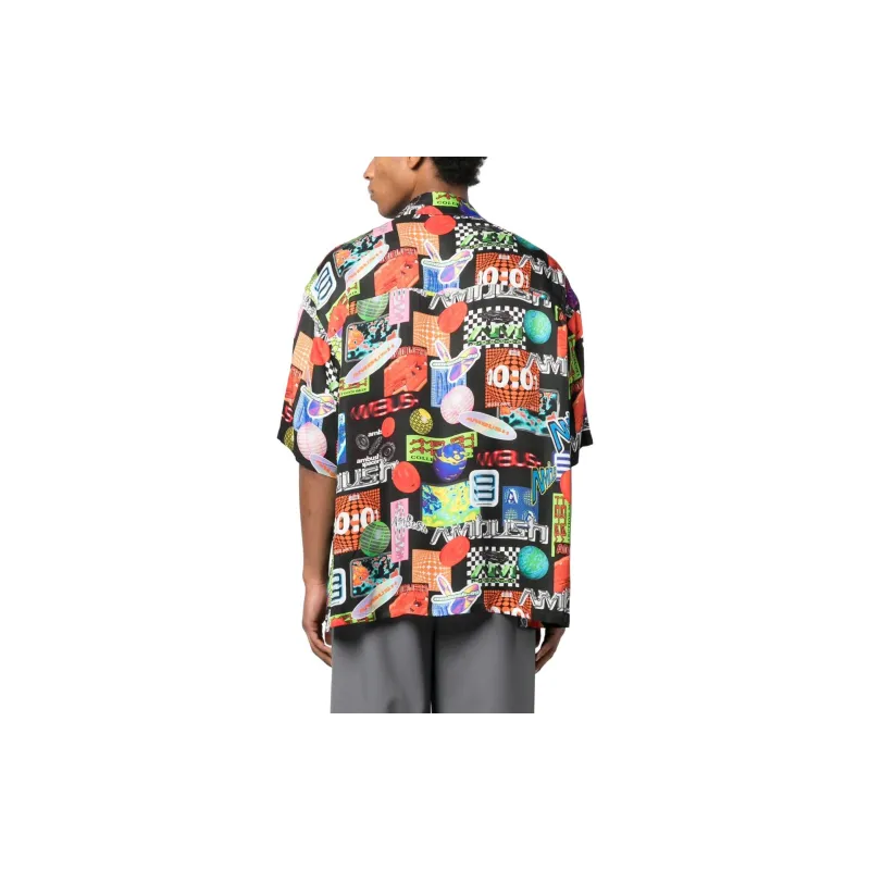 AMBUSH Abstract Pattern Buttoned Shirt-3