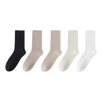 Lan Miao Mid Calf Socks Women's 5 Pack