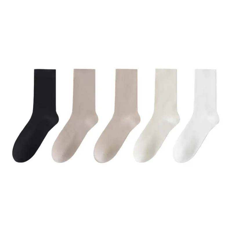 Lan Miao Mid Calf Socks Women's 5 Pack-0
