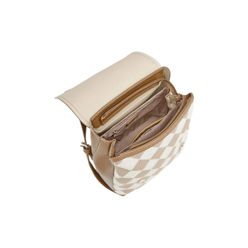 JOSINY PU Backpack Medium Size Women's Brown-4