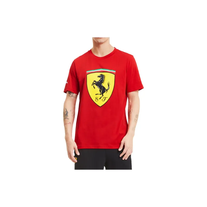 PUMA T Shirts Men Race Red-2