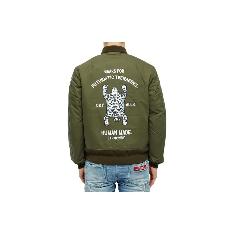 HUMAN MADE SS24 Jackets Coats Men's Olive Brown-2