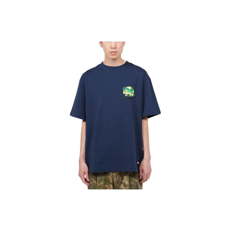 Dickies T Shirts Men Dark Marine Blue-1