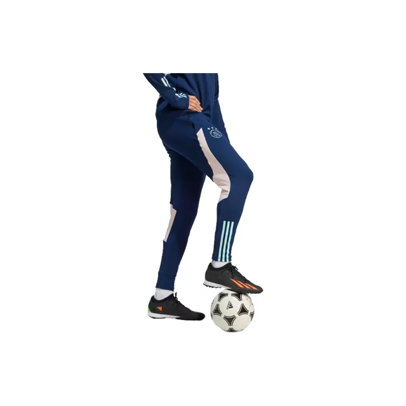 Adidas Soccer Bottoms Men's Academy Navy Blue / Clear Mint Green-4