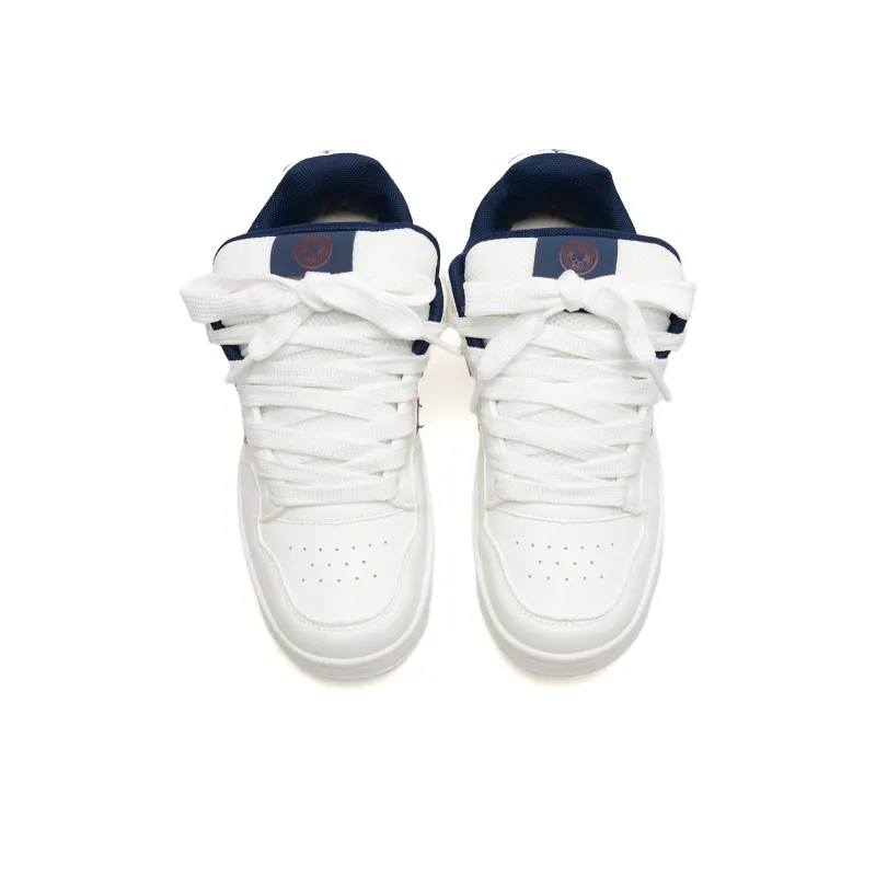Circle Small Coverage Lightweight Breathable Height Increasing Low Top Skateboard Shoes Unisex-3