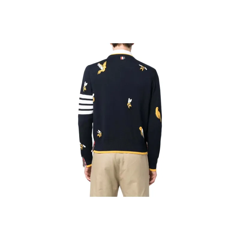 THOM BROWNE Sweaters Men Marine Blue-1