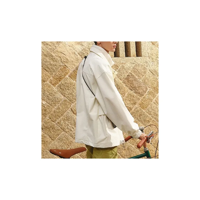 New Balance Jackets Men White-2