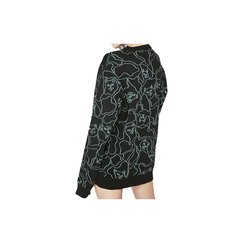 RIPNDIP Sweaters Unisex Black Blue-4